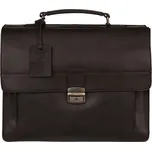 BURKELY Kožená aktovka Burkely Valerio černá