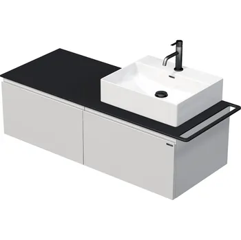 Koupelnový nábytek Intedoor Tara skříňka s umyvadlem na desku TA 120P 2Z KDP Barva: A0016 Bílá Lesk