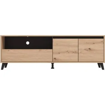 Televizní stolek TV stolek 157 Pattie - dub, černá