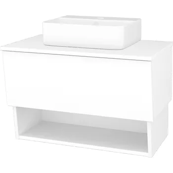 Koupelnový nábytek Dřevojas Koupelnová skříňka s umyvadlem INVENCE SZZO 80 (umyvadlo Joy 3)