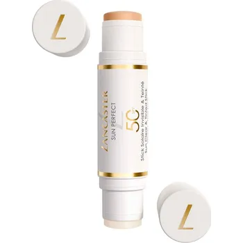 Přípravek na opalování Lancaster, Sun Perfect Clear &amp; Tinted Stick SPF50 2 v 1 tyčinka na ochranu proti slunci 12g