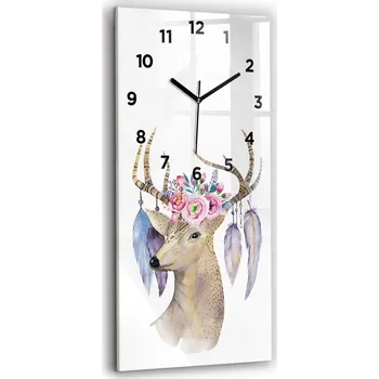 Hodiny Nástěnné hodiny Wallfluent fialové 30 cm