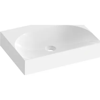 Ravak Lite Umyvadlo 60x45 cm bez otvoru, bílá XJX01360000