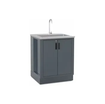 Nerezový dřez Dílenská skříňka s nerezovým dřezem pro sestavu profi dílenských ponk