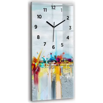 Hodiny Nástěnné hodiny Wallfluent modré 30 cm