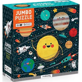 Puzzle Mudpuppy jumbo puzzle sluneční soustava 25 dílků