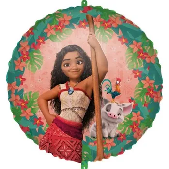 Party dekorace Foliový balonek Odvážná Vaiana II, 45 cm