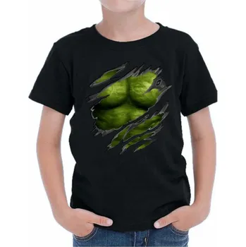 Dívčí oblečení Hulk Detské Tričko Bílá 10-letý