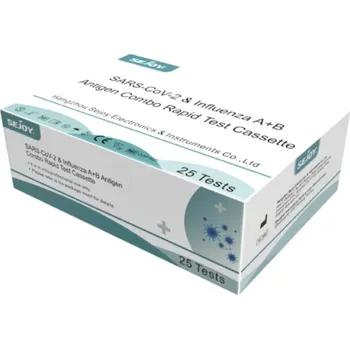 Diagnostický test 1x SeJoy 3v1 Chřipka A+B/SARS-CoV-2 multitest