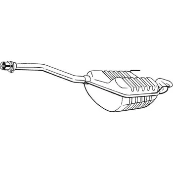Tlumič výfuku Zadní tlumič výfuku BOSAL 278-433