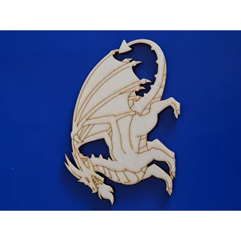 Drak s ohněm 11,5 x 8 cm