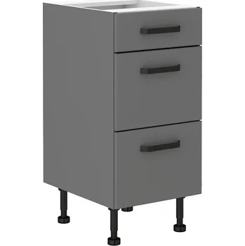 Stolarz-Lempert Kuchyňská skříňka Nessa/ANT - dolní 40 D 3S šuplíková PREMIUM BOX