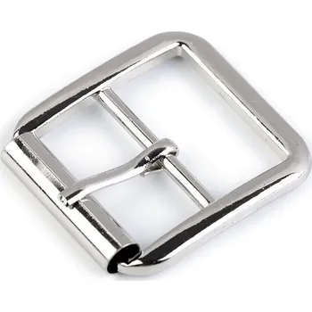 Výprodej - Kovová spona / přezka šíře 25 mm - nikl 1ks Varianta: 2 nikl, Balení: 1 ks