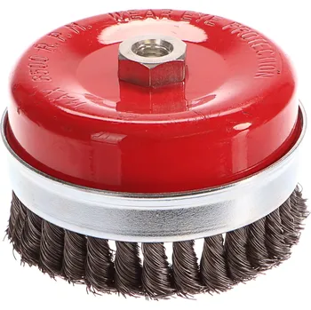 Brusný kotouč Kartáč hrnkový copánkový, 125mm, M14 GEKO nářadí G00613