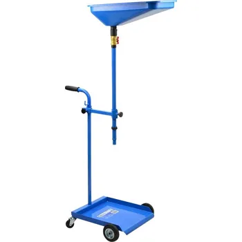 Olejová vana Vozík pro sud na vypouštění oleje, s trychtýřem, bez nádoby