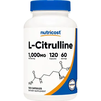 Aminokyselina Nutricost L-Citrulline Capsules 1000 mg 120 kapslí