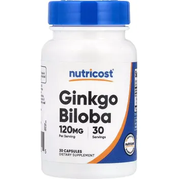 Fitness strava Nutricost Ginkgo Biloba 30 kapslí