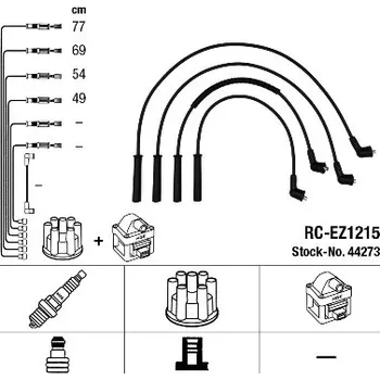 Zapalovací kabel NGK Sada kabelů pro zapalování 44273