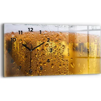 Hodiny Nástěnné hodiny Wallfluent žluté 60 cm