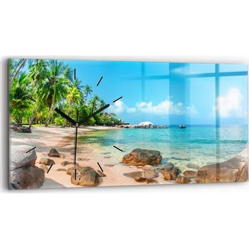 Hodiny Nástěnné hodiny Wallfluent zelené 60 cm