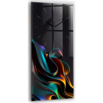 Hodiny Nástěnné hodiny Wallfluent oranžové 30 cm