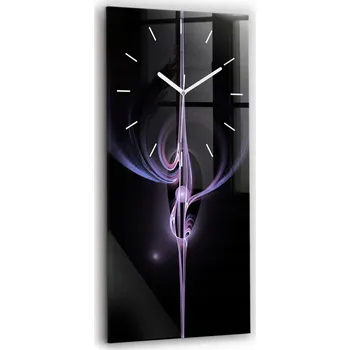 Hodiny Nástěnné hodiny Wallfluent fialové 30 cm