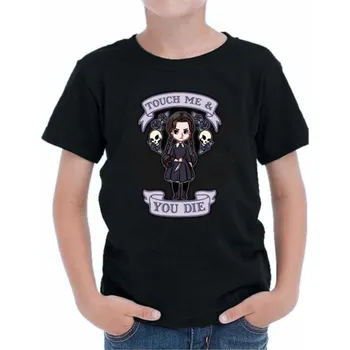 Dívčí oblečení Wednesday Touch me Detské Tričko Bílá 10-letý