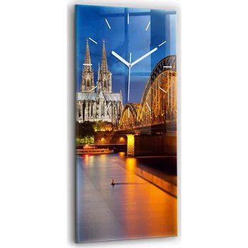 Hodiny Nástěnné hodiny Wallfluent žluté 30 cm