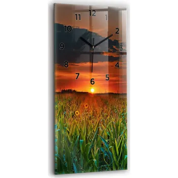 Hodiny Nástěnné hodiny Wallfluent oranžové 30 cm