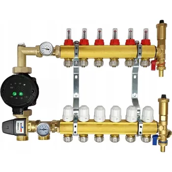 rozdělovač topení Rozdělovač Instal-Hurt pro 6 okruhů