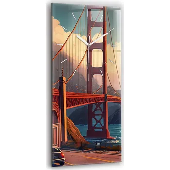 Hodiny Nástěnné hodiny Wallfluent červené 30 cm