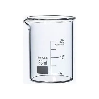 Sklenice Kádinka nízká bez ucha Med-Pak sklo 25 ml