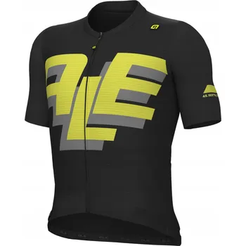 cyklistický dres Cyklistický dres Ale Cycling L černý