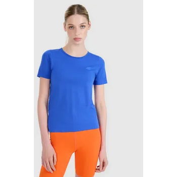 Dámské tričko 4F Dámské běžecké tričko do terénu regular - modré Velikost M/L