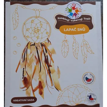 Lapač snů Kreativní sada - Lapač snů Přírodní barva