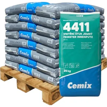 Omítka Cemix 4411 vnitřní štuk jemný 750kg (1 paleta)