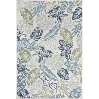 Koberec Zeleno-modrý vnitřní a venkovní koberec 120x170 cm Bella Leaf – Flair Rugs ID_1754408