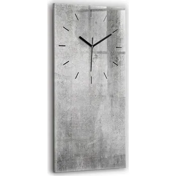 Hodiny Skleněné hodiny moderní velké nástěnné s grafikou tiché Hrubá zeď 30x60