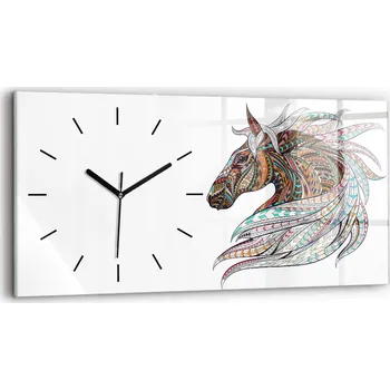 Hodiny Nástěnné hodiny Wallfluent hnědé 60 cm