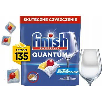 Tableta do myčky Kapsułki Do Zmywarki Do Mycia Naczyń Finish 135 ks