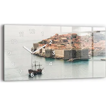 Hodiny Nástěnné hodiny Wallfluent hnědé 60 cm