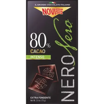 Čokoláda Čokoláda NOVI 75 g NERO hořká 80 % (italská čokoláda)