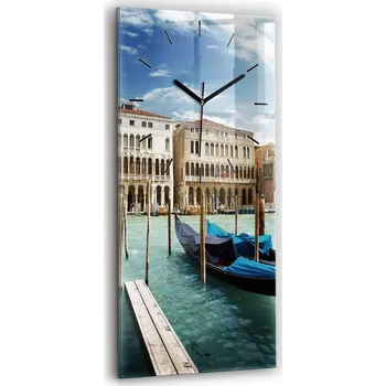 Hodiny Nástěnné hodiny Wallfluent modré 30 cm