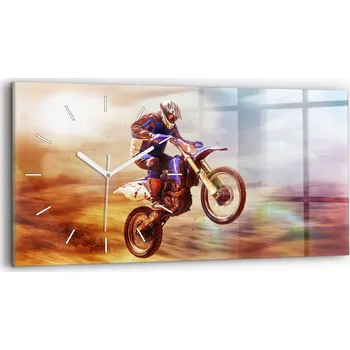 Hodiny Nástěnné hodiny Wallfluent oranžové 60 cm