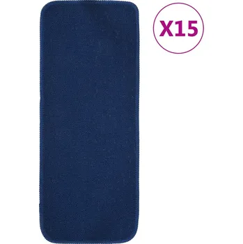 Nášlap na schod ZBXL Protiskluzové nášlapy na schody 15 ks 60x25 cm námořnická modř