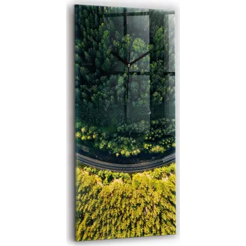 Hodiny Nástěnné hodiny Wallfluent zelené 30 cm