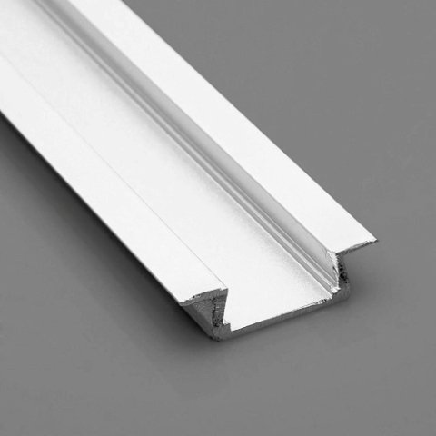 Hliníkový LED profil MICRO-IN pro led pásky stříbrný elox 3m (profil na zafrézování zápustný 3m)