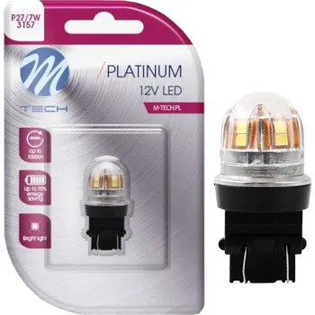 Autožárovka LED žárovka M-Tech P27/7W 12/24V 3157 CANBUS P27/7W 2,8 W 1 ks