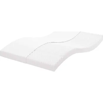 Matrace, bílá, 120 x 220 cm, 7-zónová, tvrdost 20 ILD