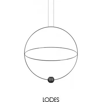 Lodes LED závěsné svítidlo Elara L, 1x9W + 1x18W pr. 80cm Barva: Černá, Teplota světla: 2700K - teplá bílá